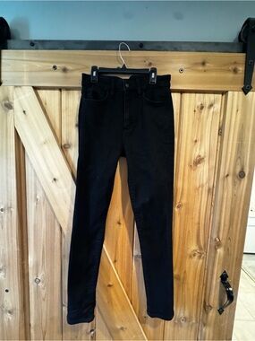 Joe's Jeans Black High-Rise Skinny Jeans